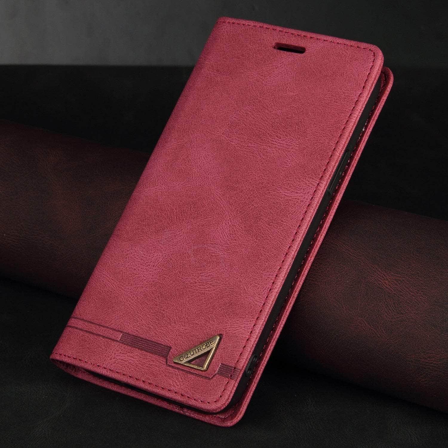 Anti-theft Galaxy A14 Leather Wallet