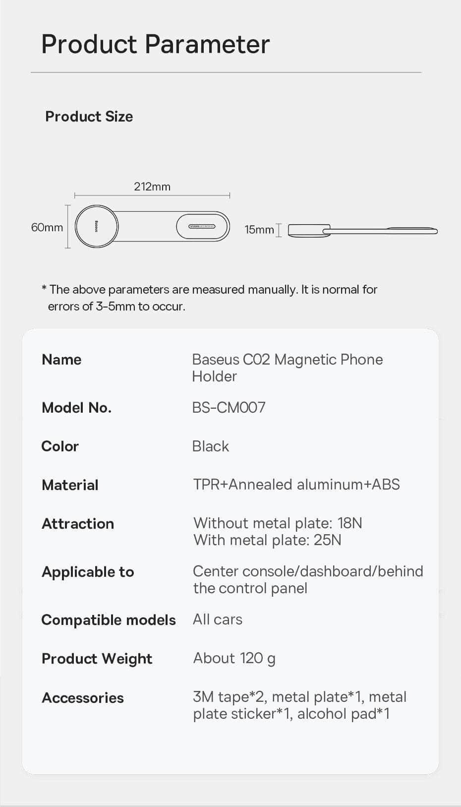 Baseus Magnetic Car Phone Holder