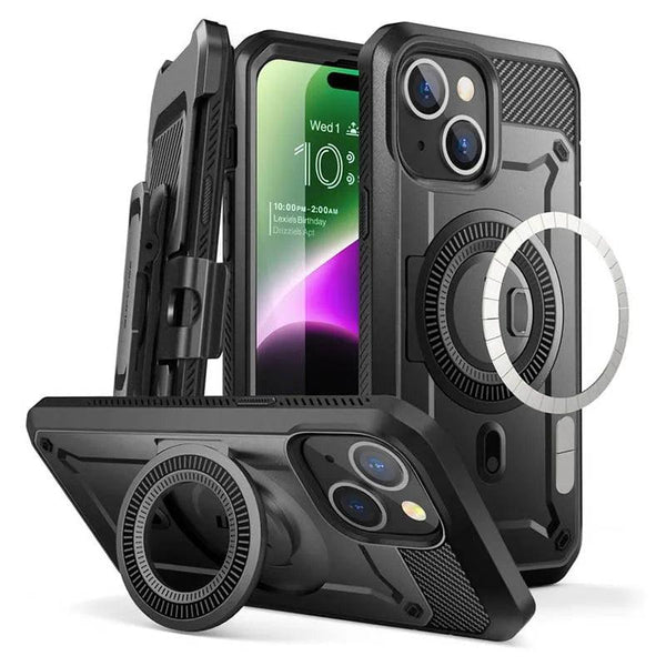 Casebuddy Black / PC + TPU iPhone 15 Plus SUPCASE UB Pro Mag Full Body Case