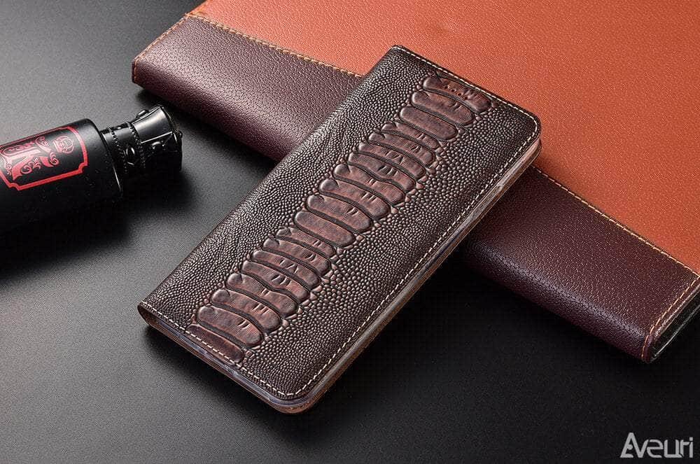 Casebuddy Luxury Galaxy A34 Genuine Leather Flip Case