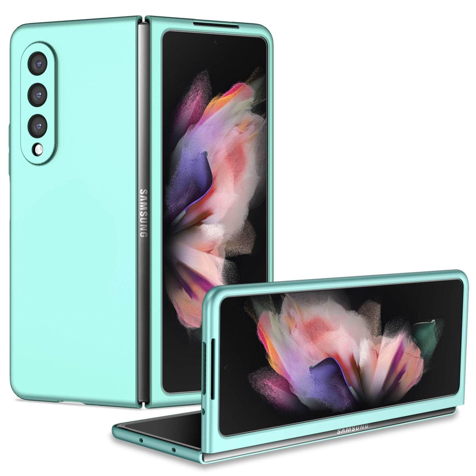 Casebuddy Sky Blue / for samsung Z Fold 5 Drop Protection Galaxy Z Fold 5 Folding Case