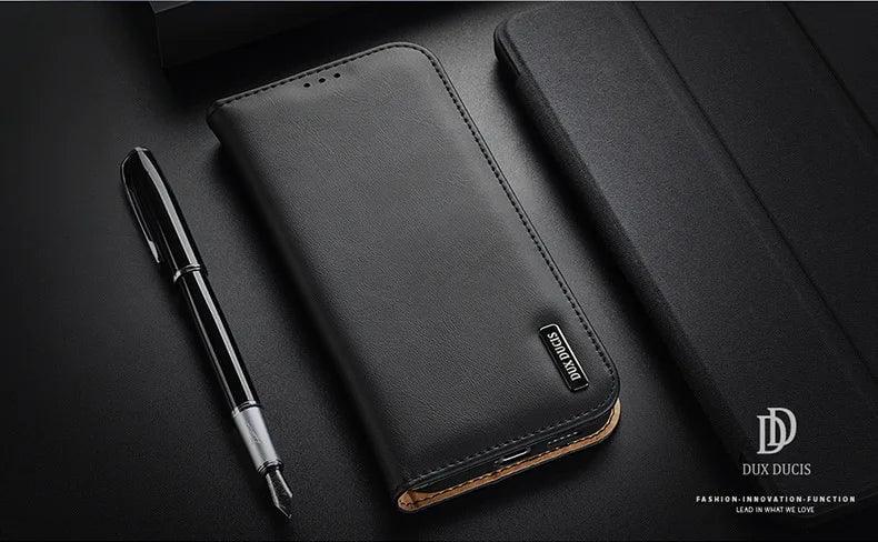 Casebuddy DuxDucis Galaxy S24 Ultra Real Leather Wallet
