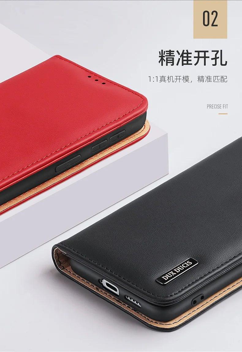 Casebuddy DuxDucis Galaxy S24 Ultra Real Leather Wallet