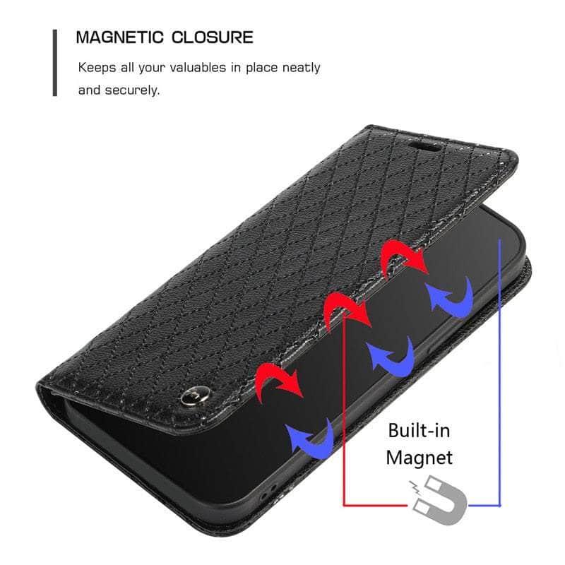 Casebuddy Embossing Samsung Galaxy A24 Vegan Leather Wallet