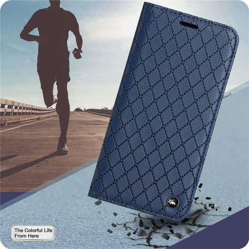 Casebuddy Embossing Samsung Galaxy A24 Vegan Leather Wallet