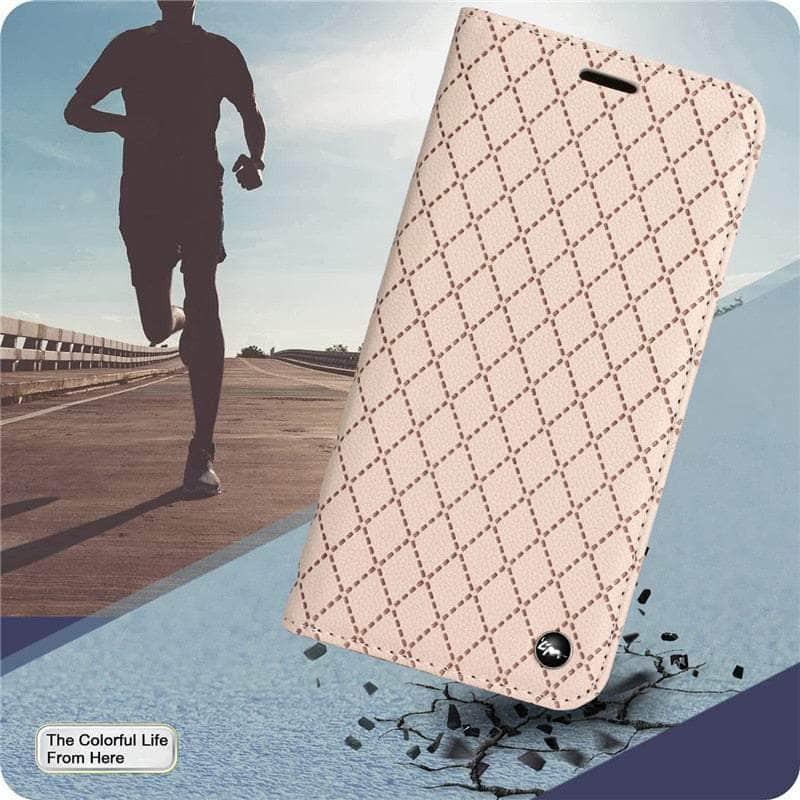 Casebuddy Embossing Samsung Galaxy A24 Vegan Leather Wallet