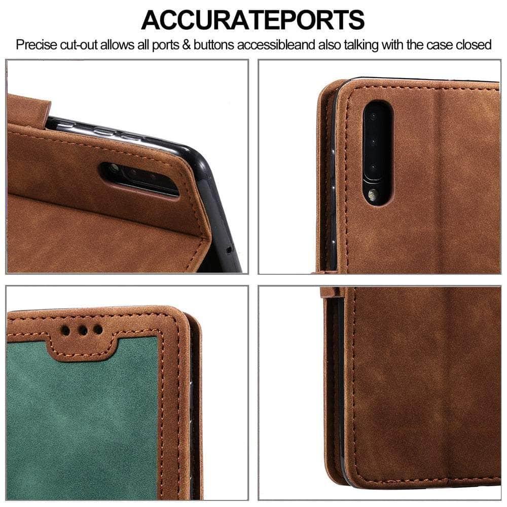 Casebuddy Galaxy A14 Leather Flip Wallet Case