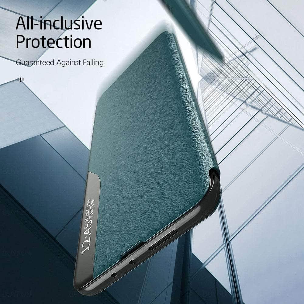 Casebuddy Galaxy A14 Smart Side View Leather Flip Cover