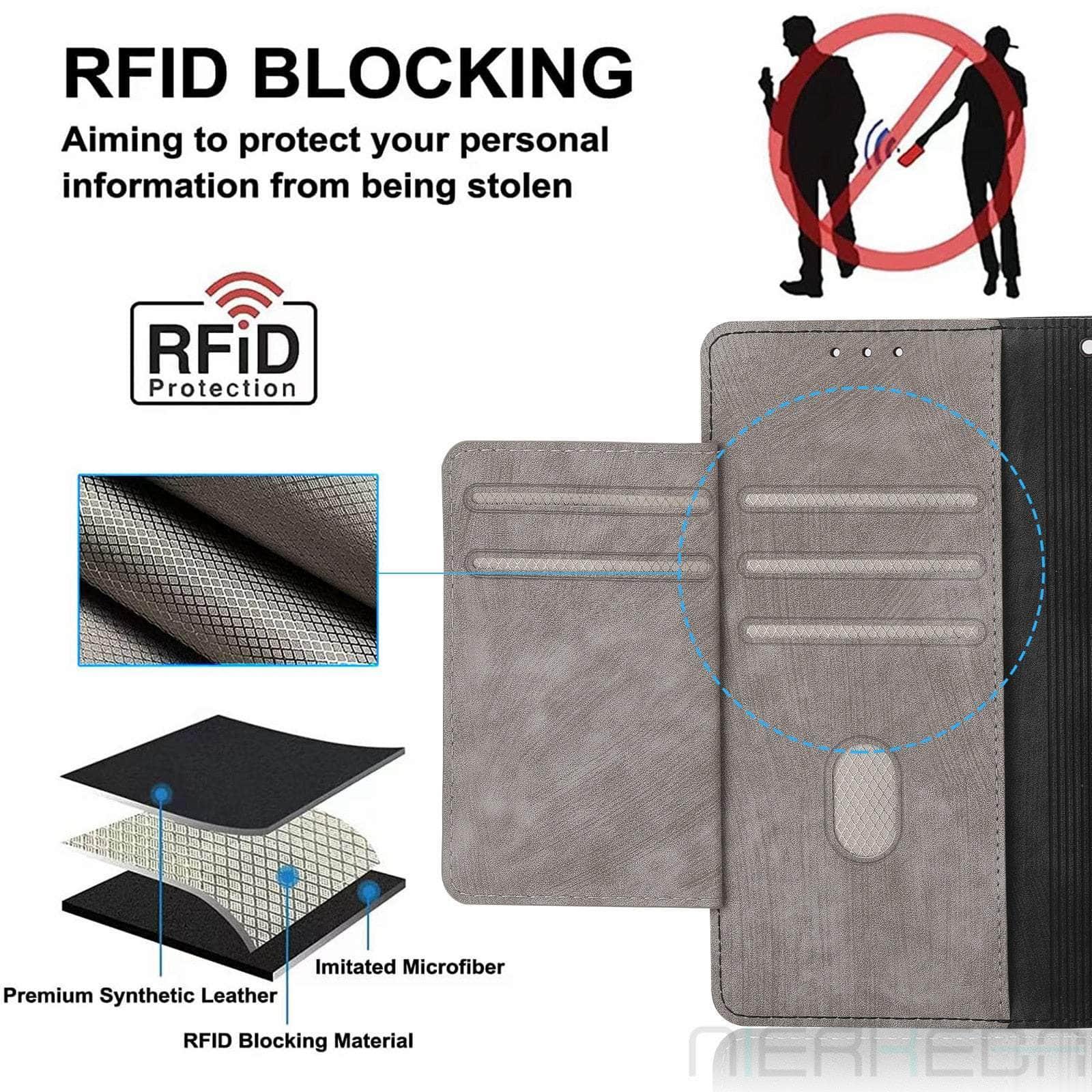 Casebuddy Galaxy A24 Anti-Theft Brush Leather Case