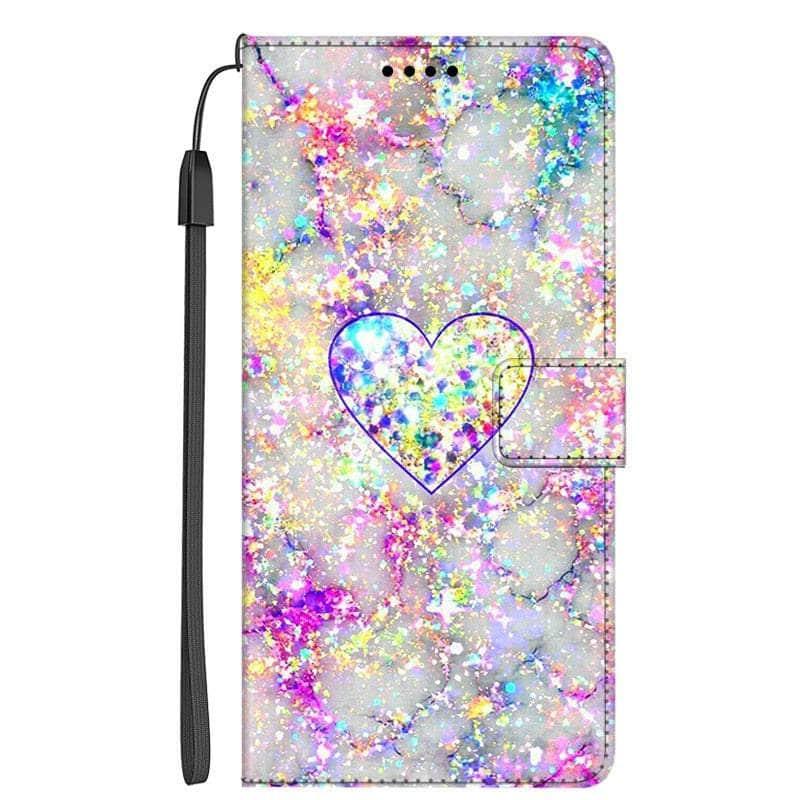 Casebuddy 1 / For Galaxy A24 Galaxy A24 Marble Leather Case