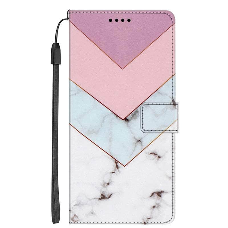 Casebuddy 25 / For Galaxy A24 Galaxy A24 Marble Leather Case