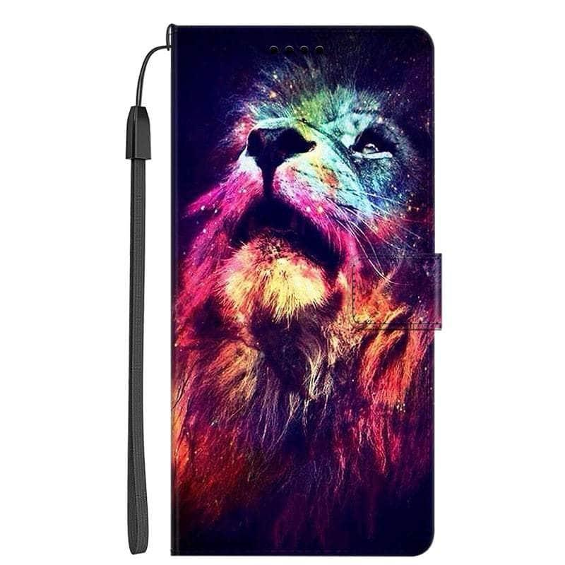 Casebuddy 10 / For Galaxy A24 Galaxy A24 Marble Leather Case