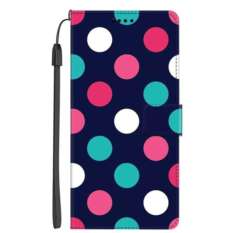 Casebuddy 9 / For Galaxy A24 Galaxy A24 Marble Leather Case