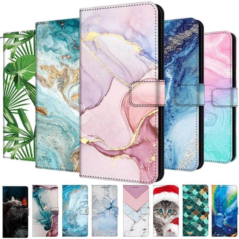 Casebuddy Galaxy A34 Marble Leather Case