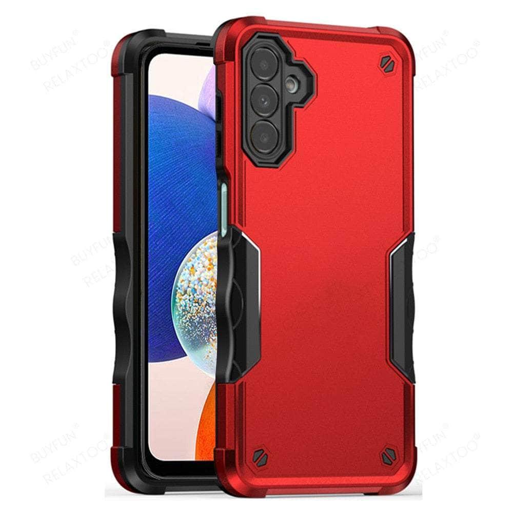 Casebuddy Red 2 / For Samsung A34 5G Galaxy A34 Military Grade Armor Hard Case