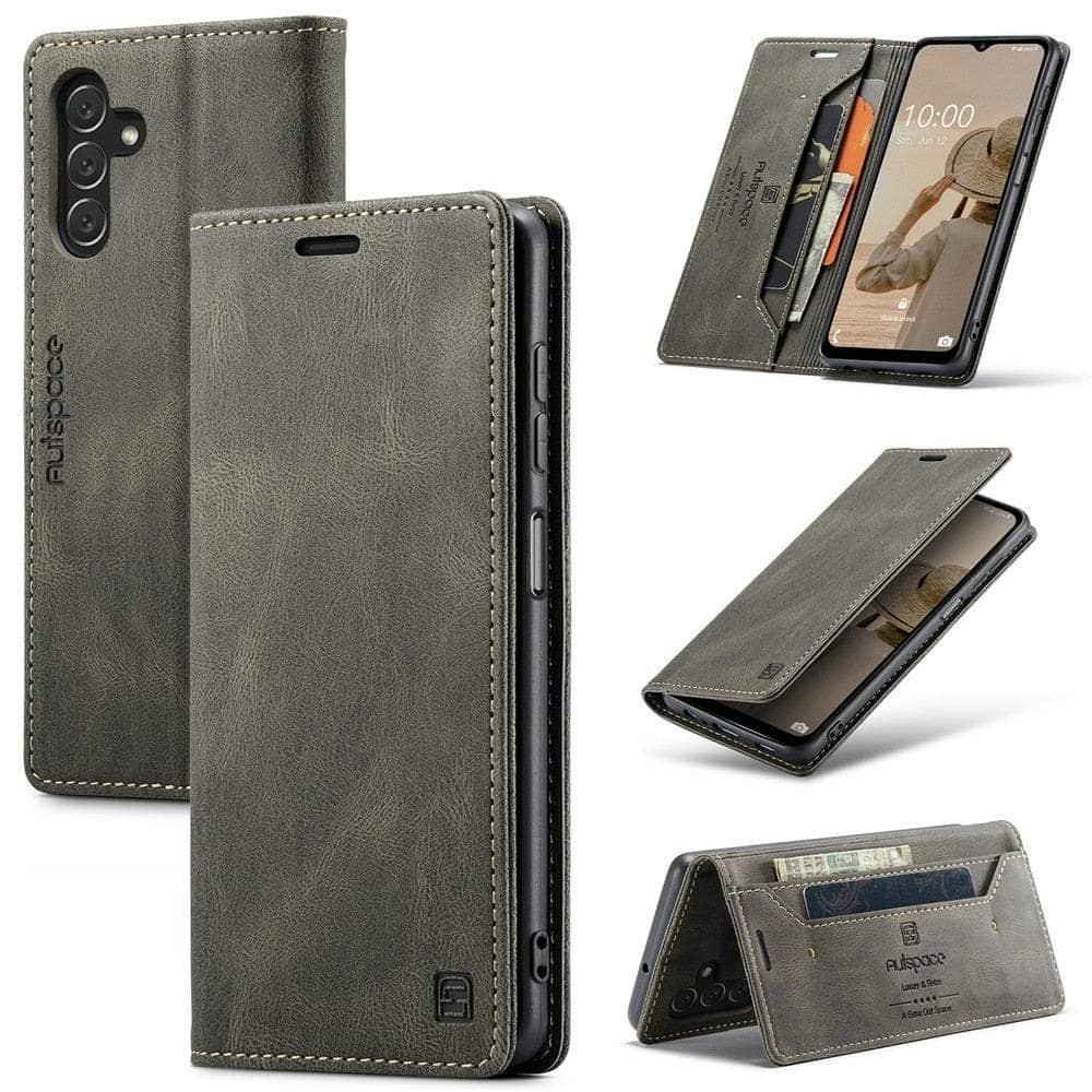 Casebuddy Galaxy A4 54G Flip Vegan Leather Cover