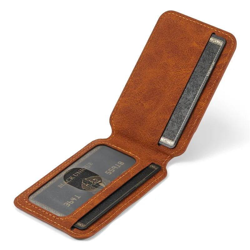 Casebuddy Galaxy S24 Card Holder Vegan Leather Magnetic Pocket