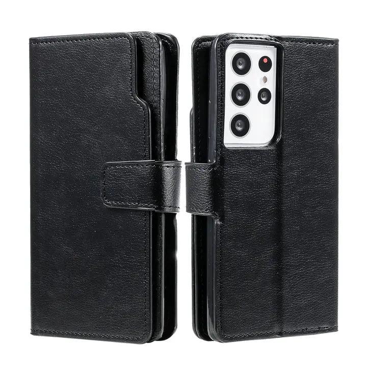 Galaxy S24 Flip Wallet Book Leather Case