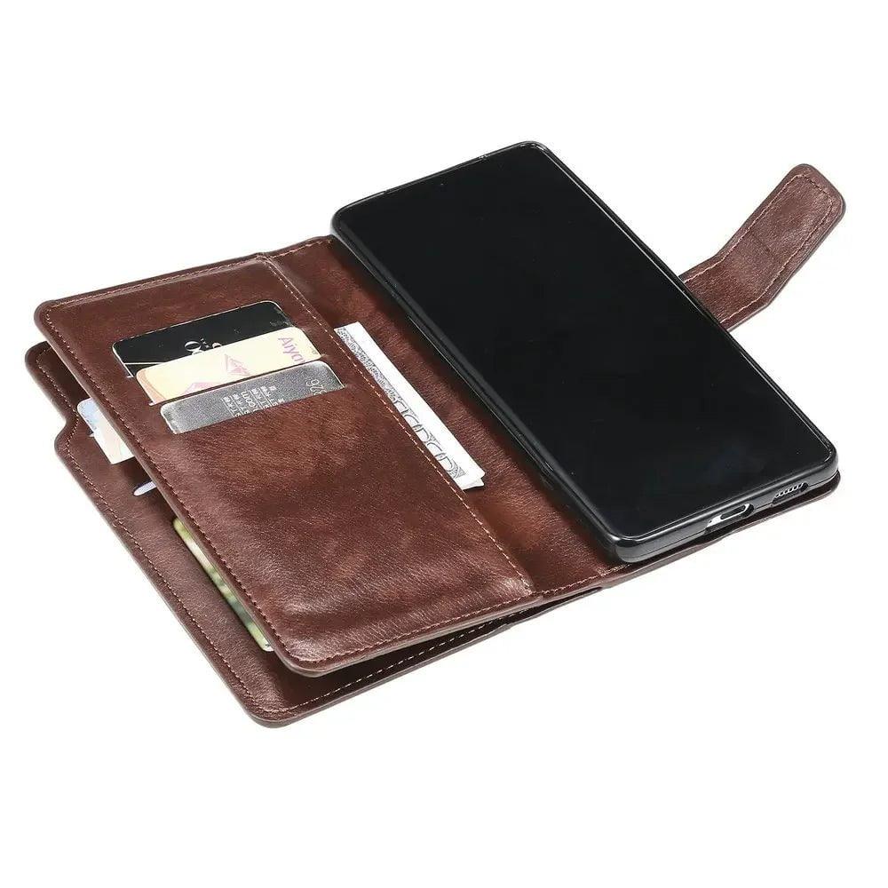 Galaxy S24 Flip Wallet Book Leather Case