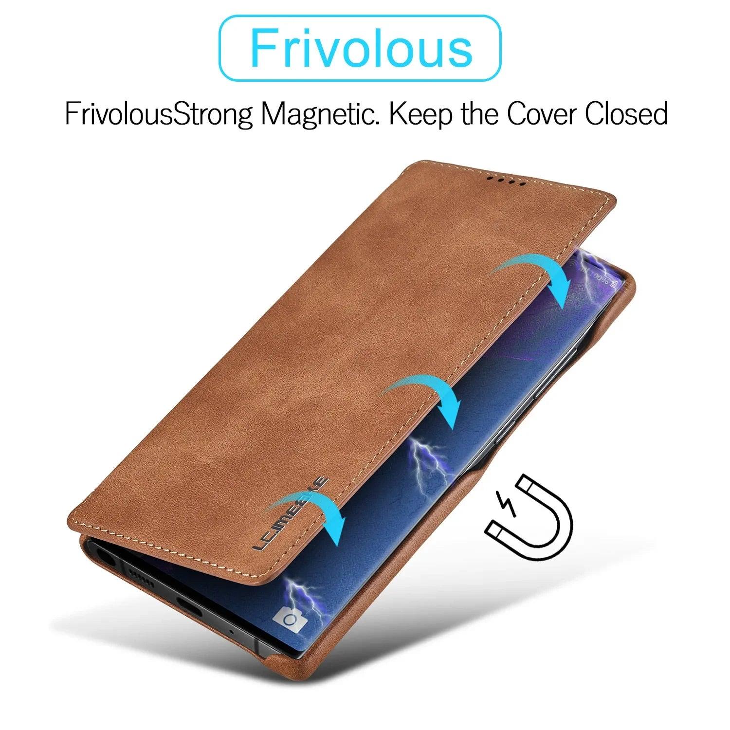 Galaxy S24 Leather Stand Cover