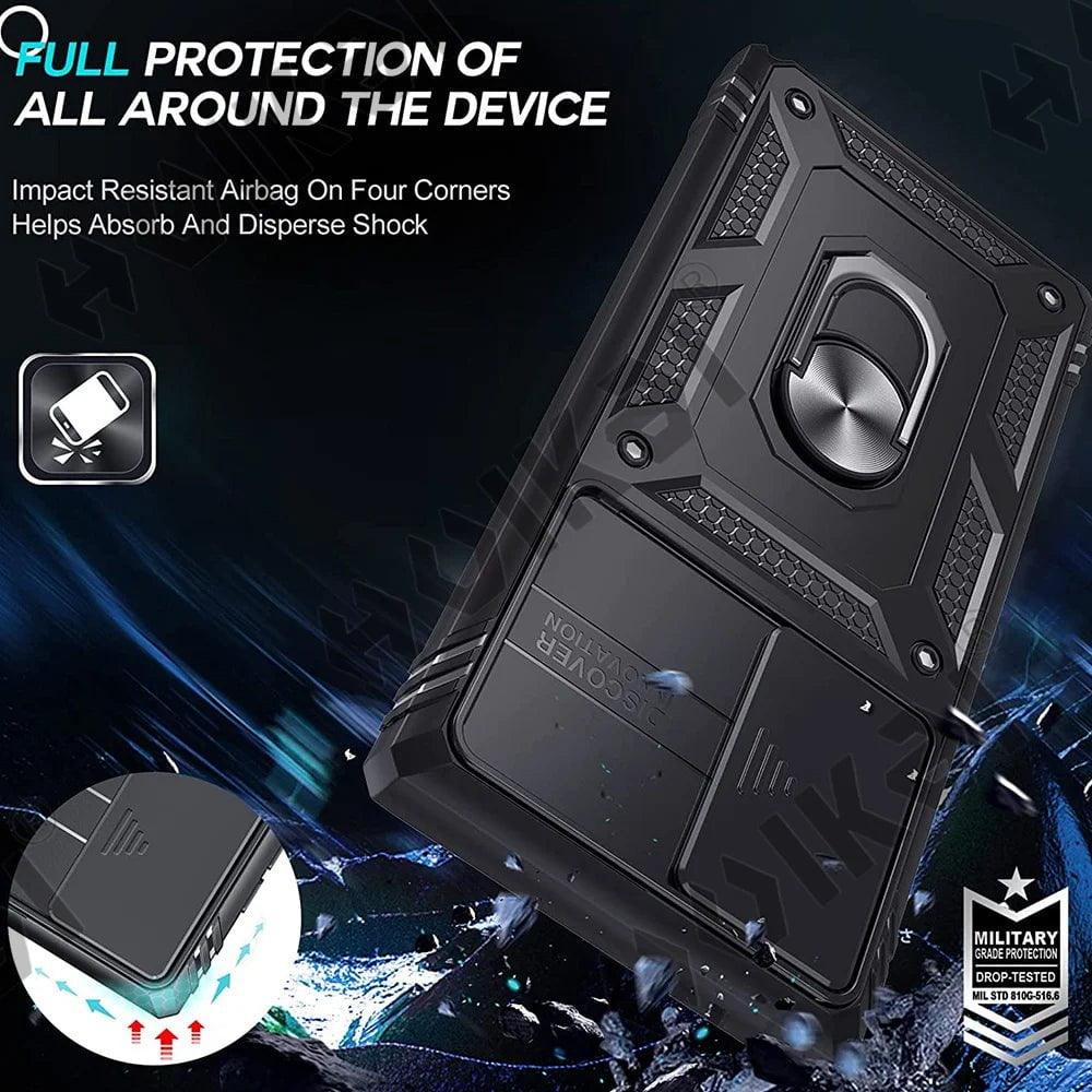 Casebuddy Galaxy S24 Plus Heavy Duty Ring Kickstand Cover
