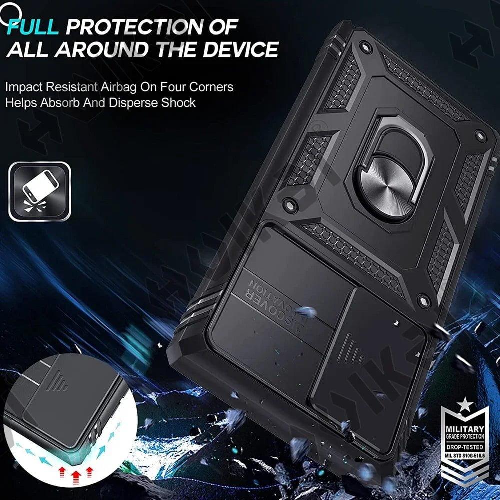 Casebuddy Galaxy S24 Plus Heavy Duty Ring Kickstand Cover