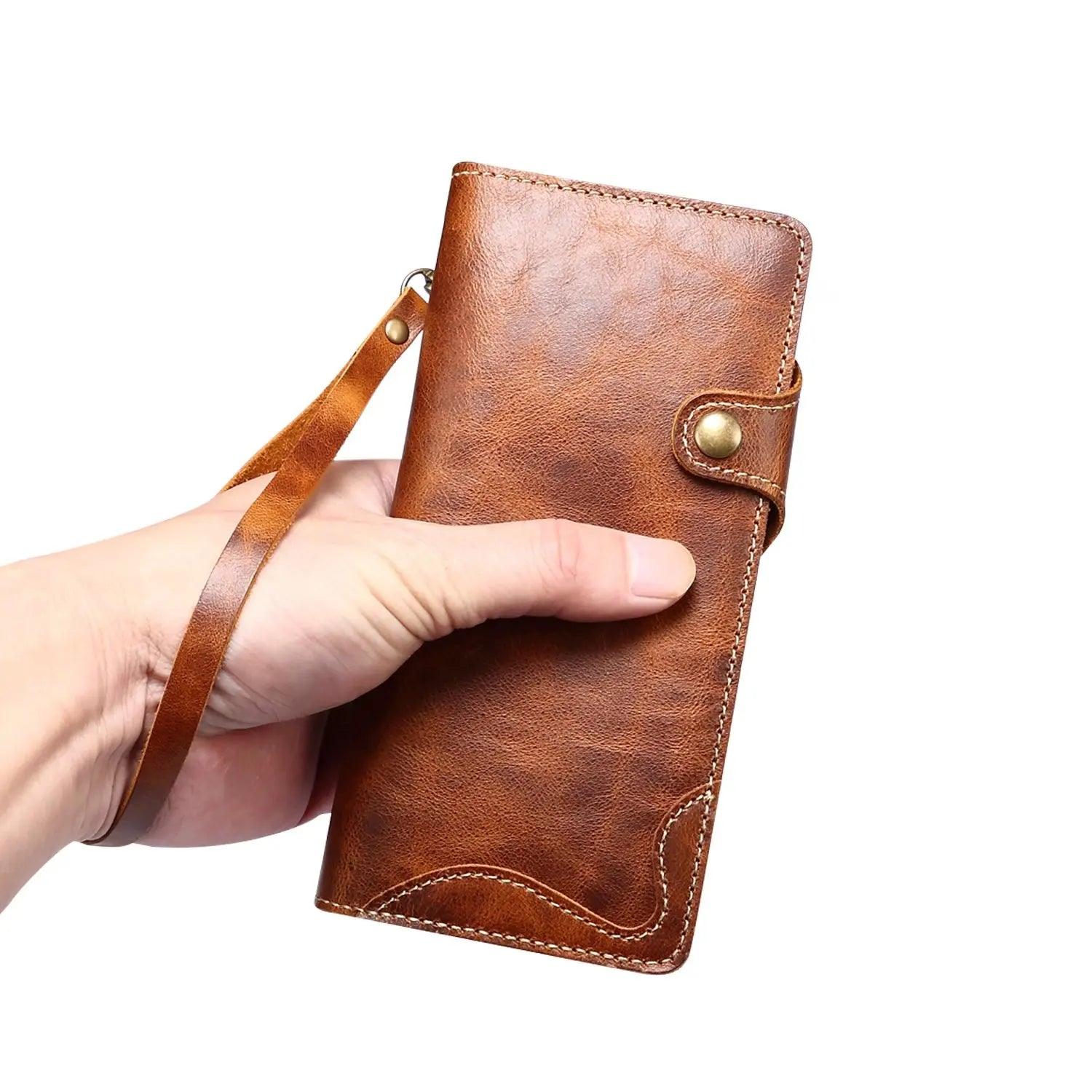 Casebuddy Galaxy S24 Ultra Real Cowhide Leather Wallet Case