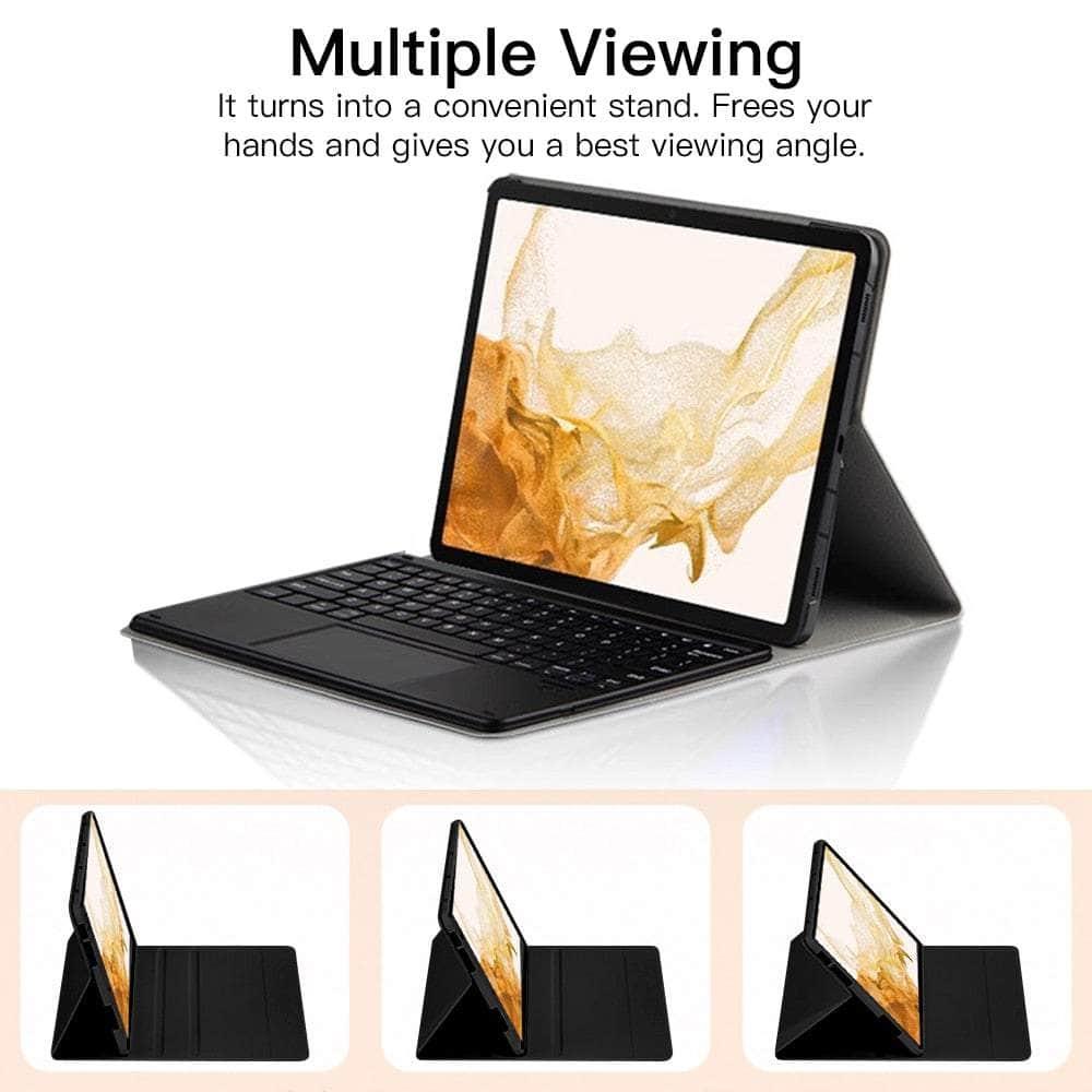 Casebuddy Black / English  S9 11 Galaxy Tab S9 Bluetooth Keyboard Case