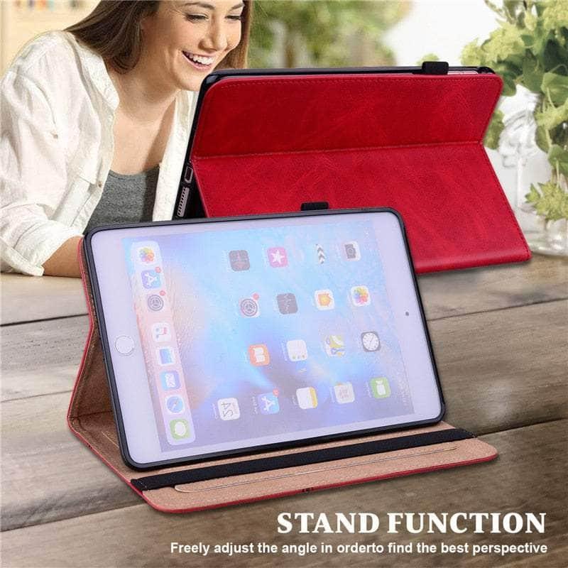 Casebuddy Galaxy Tab S9 Luxury Vegan Leather Wallet Stand