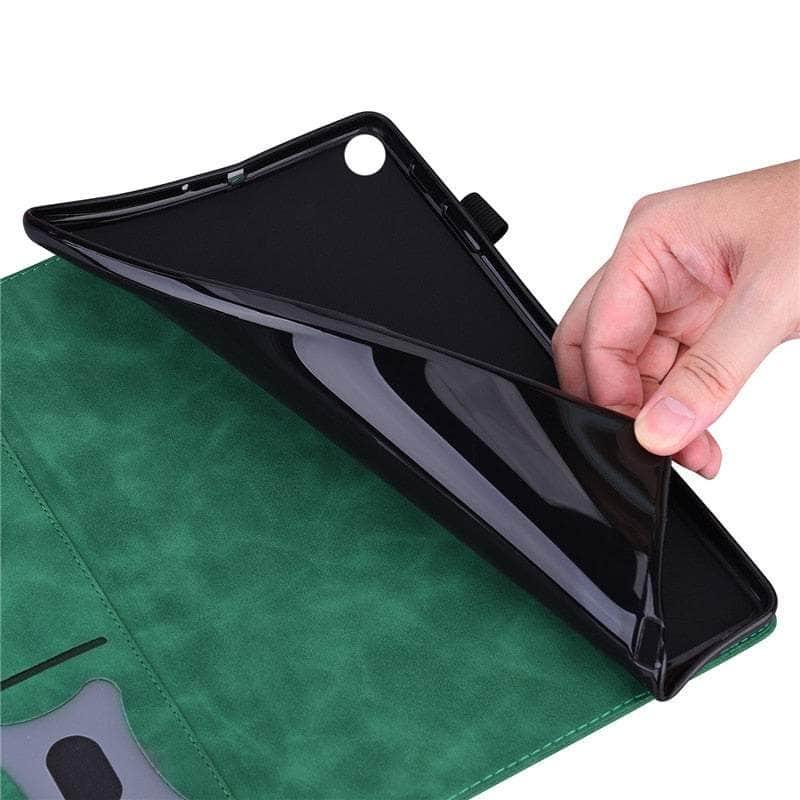 Casebuddy Galaxy Tab S9 Luxury Vegan Leather Wallet Stand