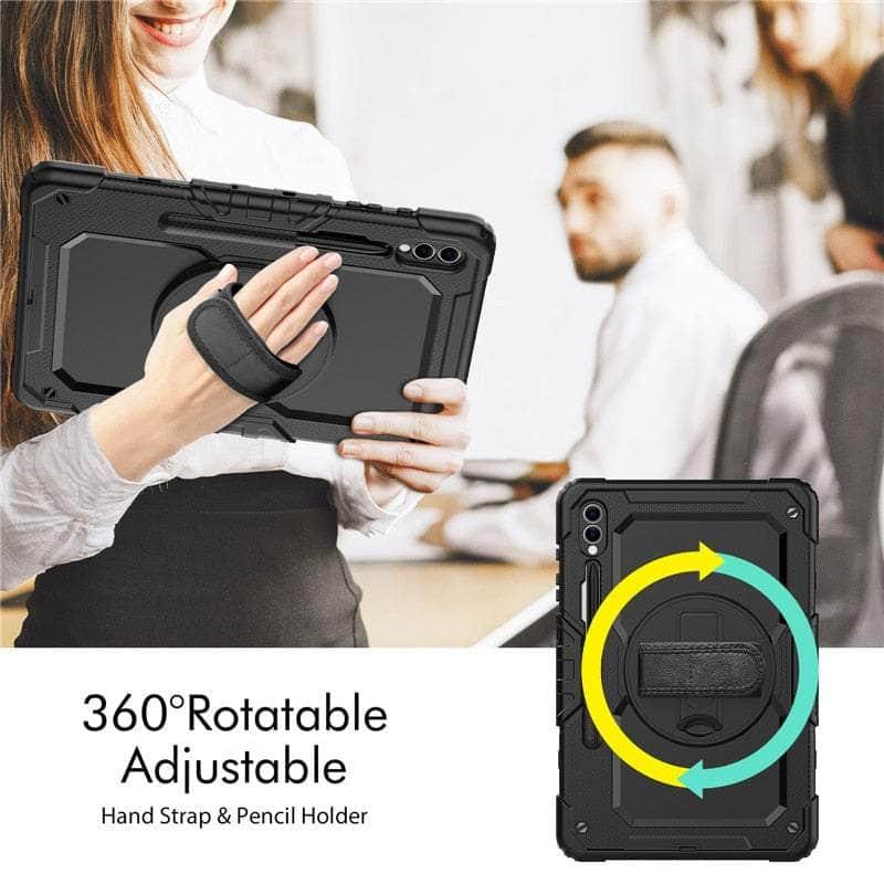 Casebuddy Galaxy Tab S9 Shockproof Shoulder Strap Case
