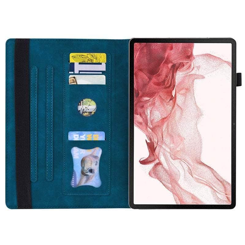 Casebuddy Galaxy Tab S9 Ultra Luxury Vegan Leather Wallet