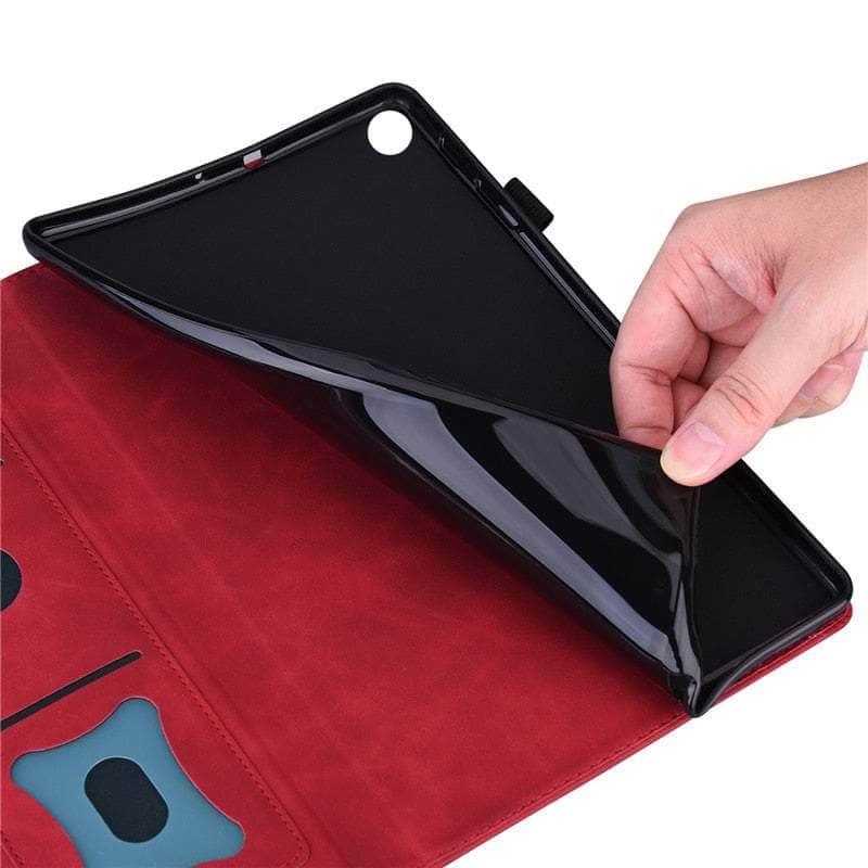 Casebuddy Galaxy Tab S9 Ultra Luxury Vegan Leather Wallet