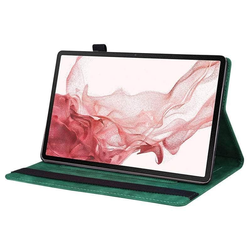 Casebuddy Galaxy Tab S9 Ultra Luxury Vegan Leather Wallet