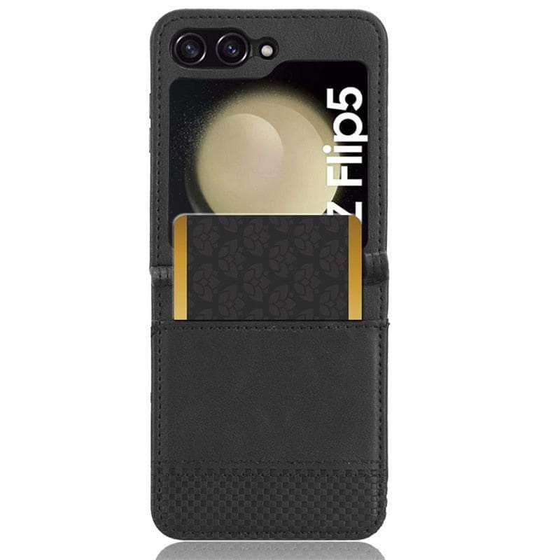 Casebuddy Galaxy Z Flip 5 Slim Leather Folding Case