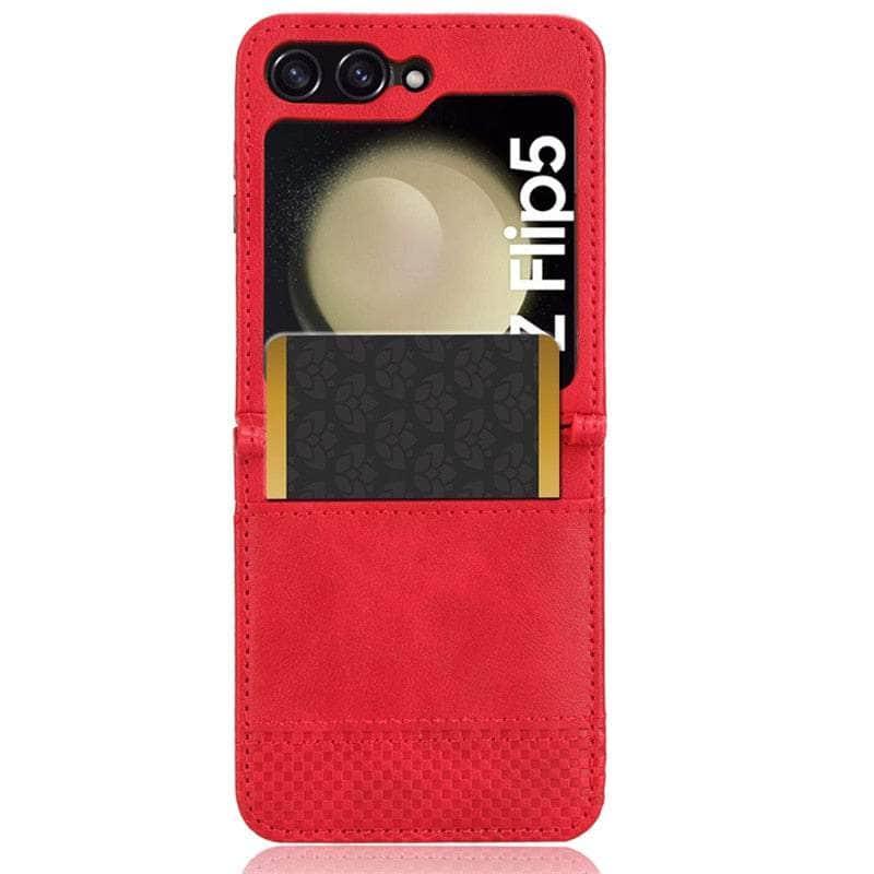 Casebuddy Galaxy Z Flip 5 Slim Leather Folding Case