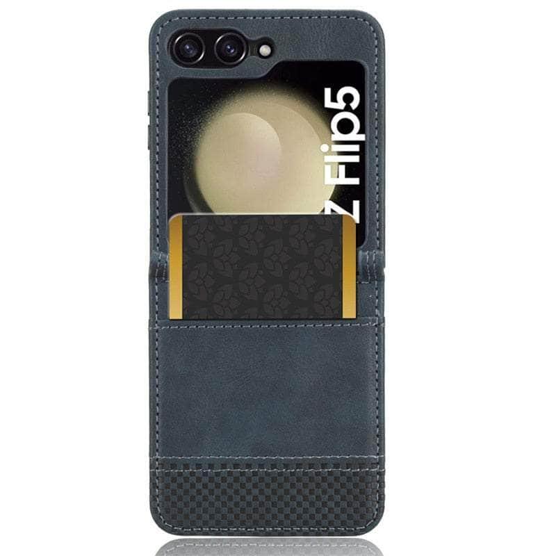 Casebuddy Galaxy Z Flip 5 Slim Leather Folding Case
