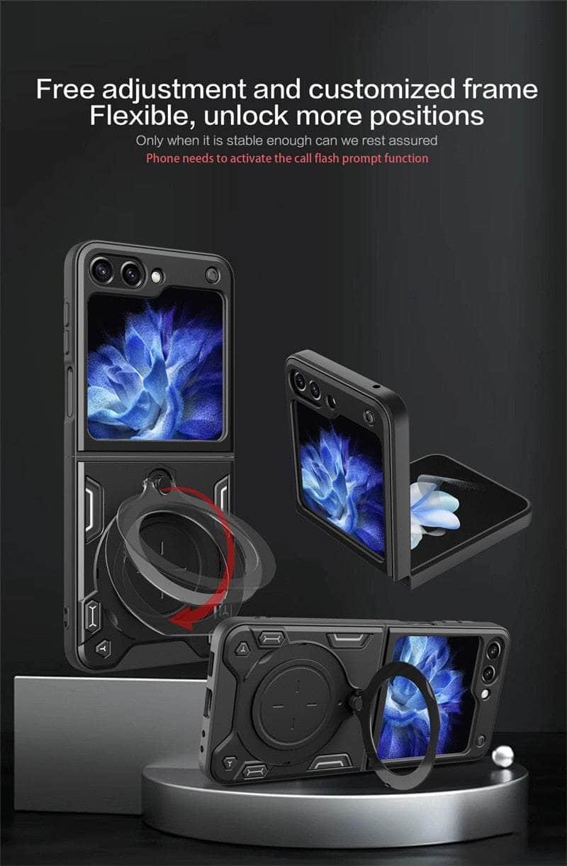 Casebuddy Galaxy Z Flip5 Magnetic Car Holder Armor Case
