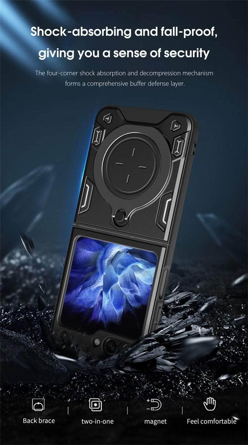 Casebuddy Galaxy Z Flip5 Magnetic Car Holder Armor Case