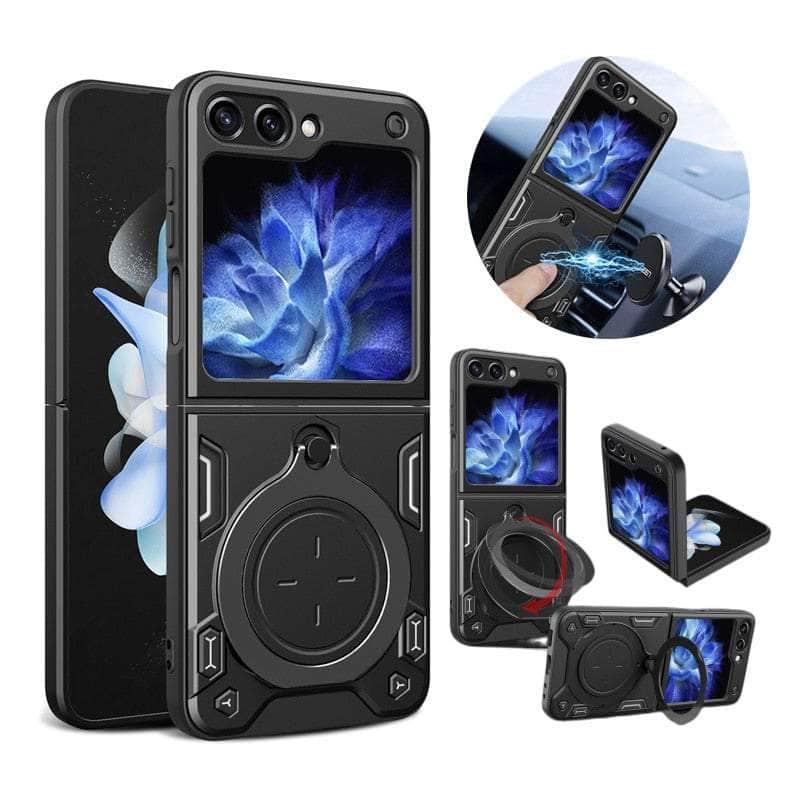 Casebuddy Galaxy Z Flip5 Magnetic Car Holder Armor Case