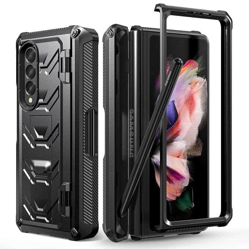 Casebuddy Galaxy Z Fold 3 Hinge Pen Slot Kickstand Hard Case