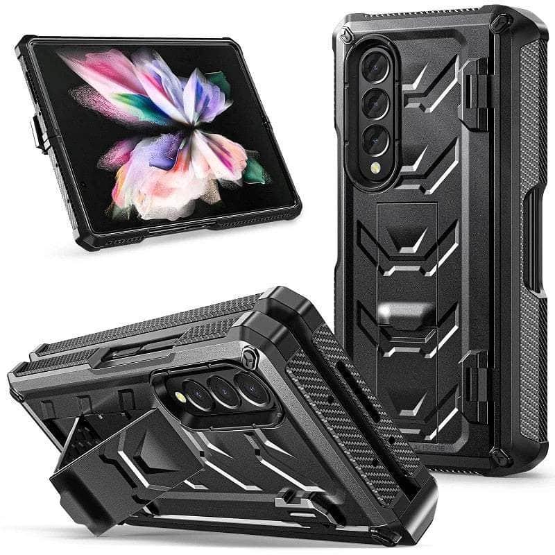 Casebuddy Galaxy Z Fold 3 Hinge Pen Slot Kickstand Hard Case