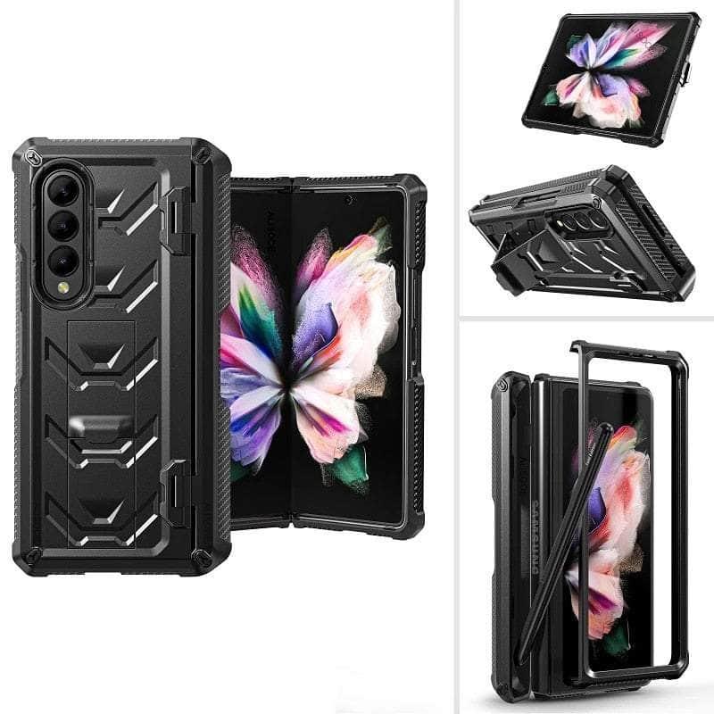 Casebuddy Galaxy Z Fold 3 Hinge Pen Slot Kickstand Hard Case