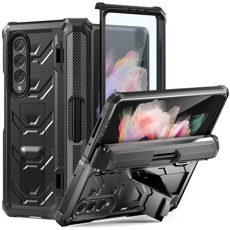 Casebuddy Galaxy Z Fold 3 Hinge Pen Slot Kickstand Hard Case