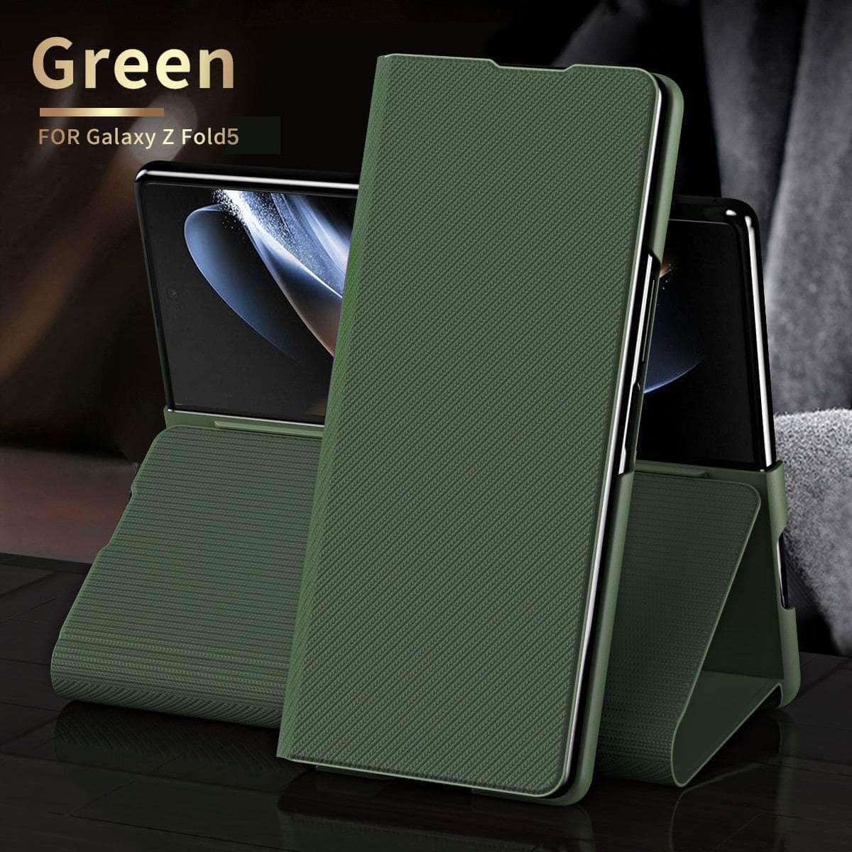 Casebuddy Galaxy Z Fold 4 Matte Carbon Fiber Folding Cover