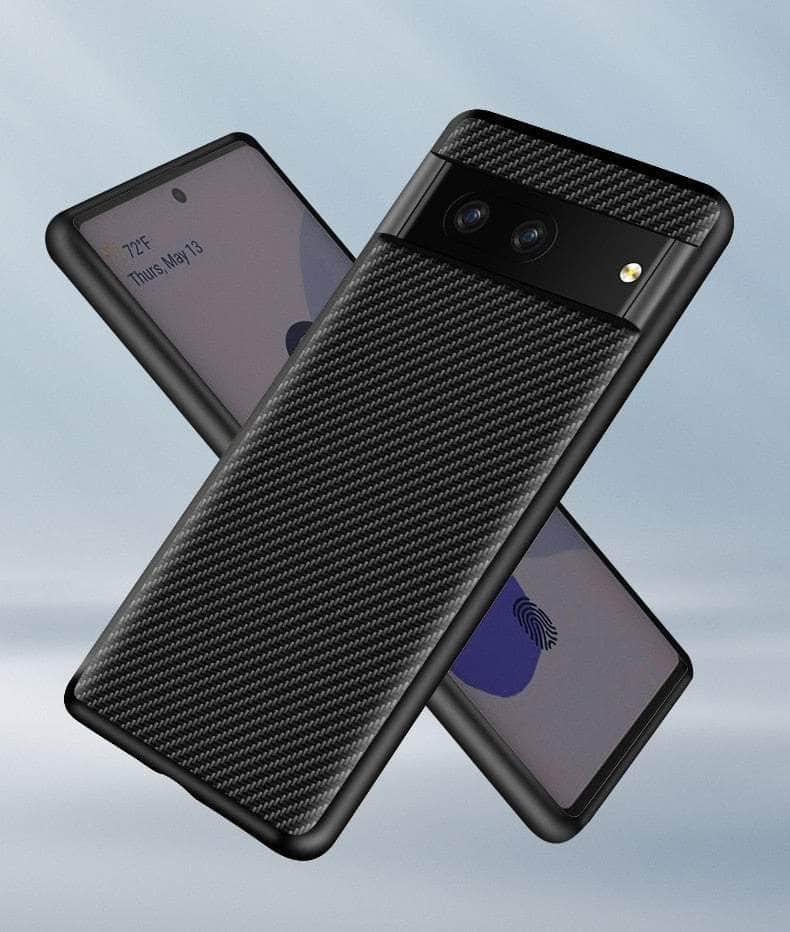 Casebuddy Google Pixel 8 Carbon Fiber Vegan Leather Case