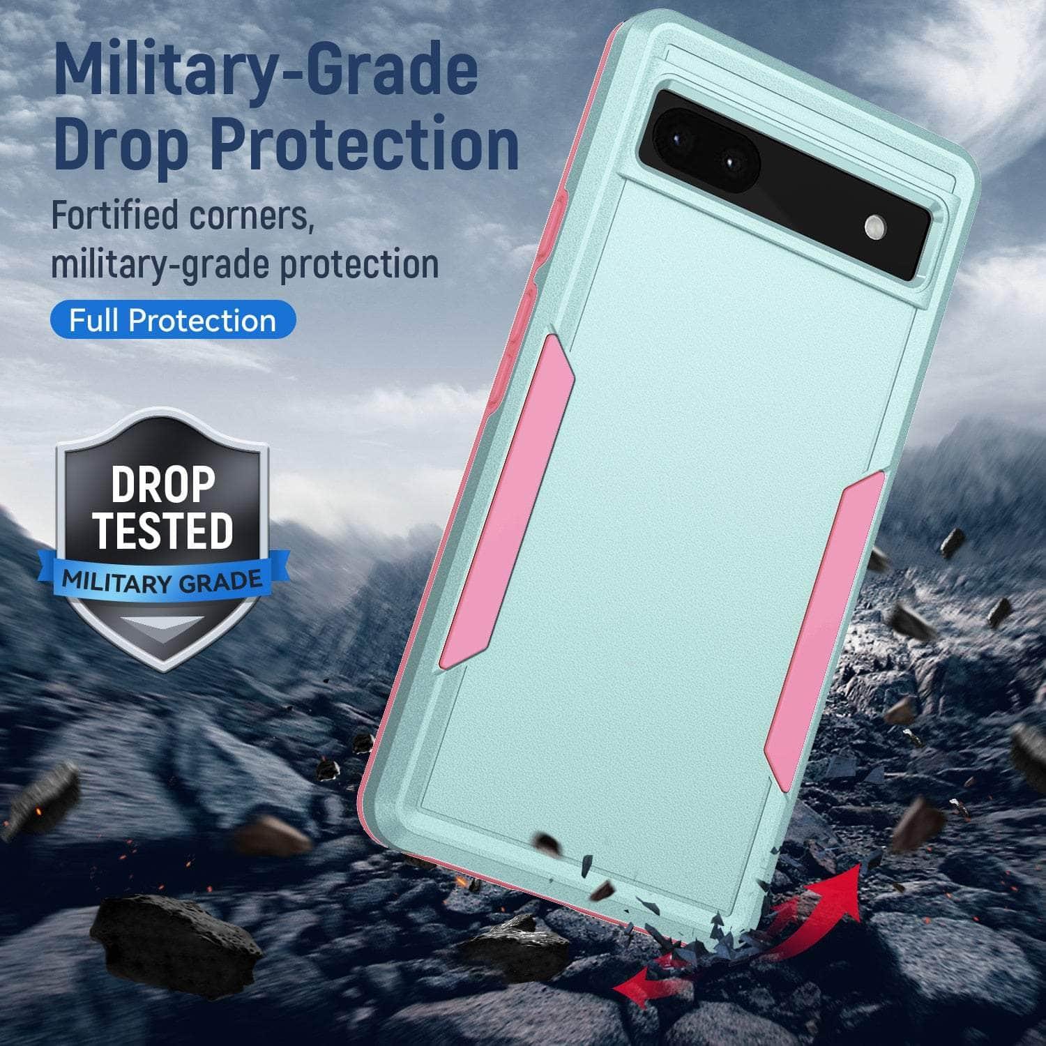 Casebuddy Google Pixel 8 Pro Shockproof Hard Bag Cover