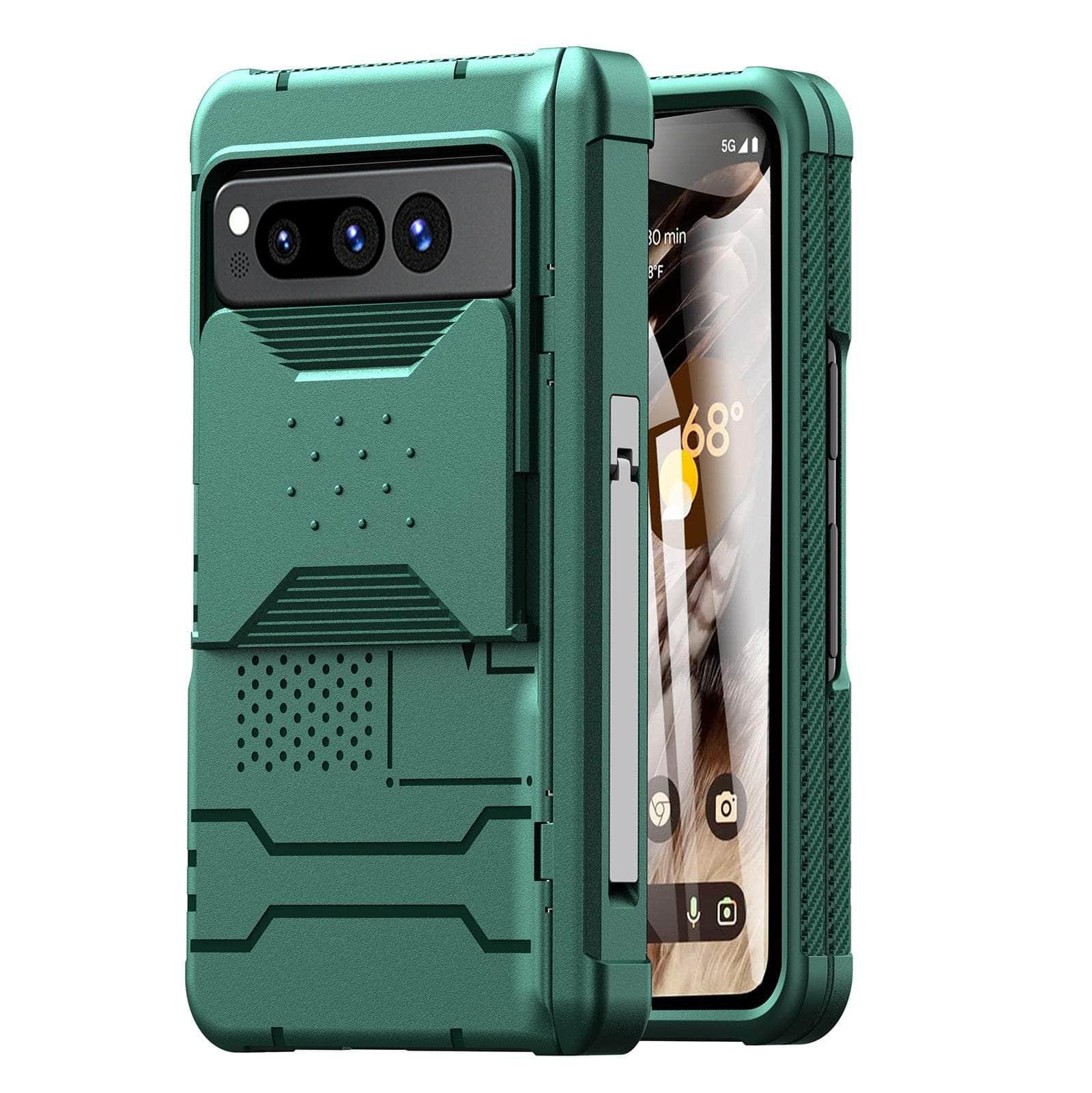 Casebuddy Green / for Pixel Fold Google Pixel Fold Heavy Duty Cover