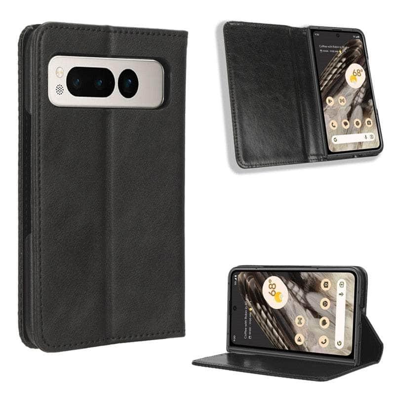 Casebuddy Google Pixel Fold Luxury Flip Leather Wallet