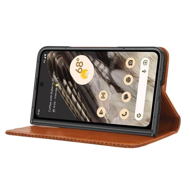 Casebuddy Google Pixel Fold Luxury Flip Leather Wallet